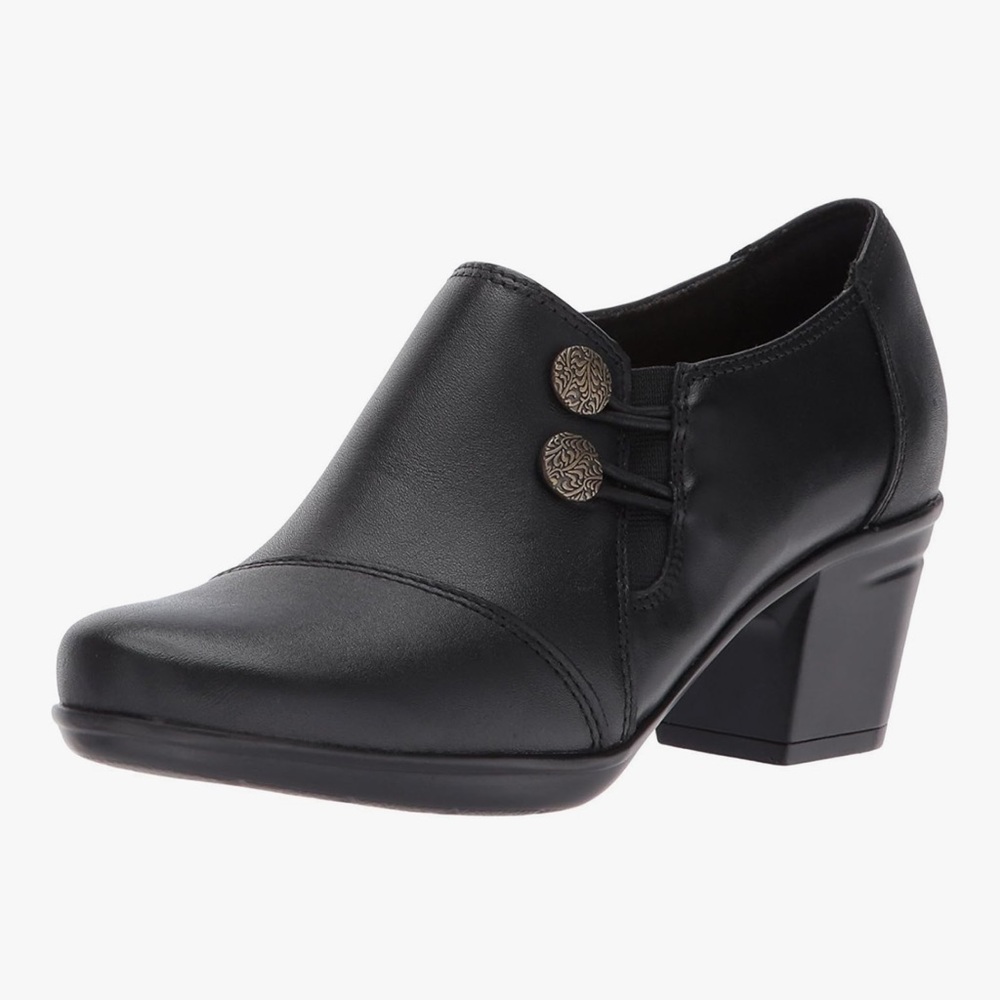 Clarks Women's Black Emslie Warren Ankle Boot